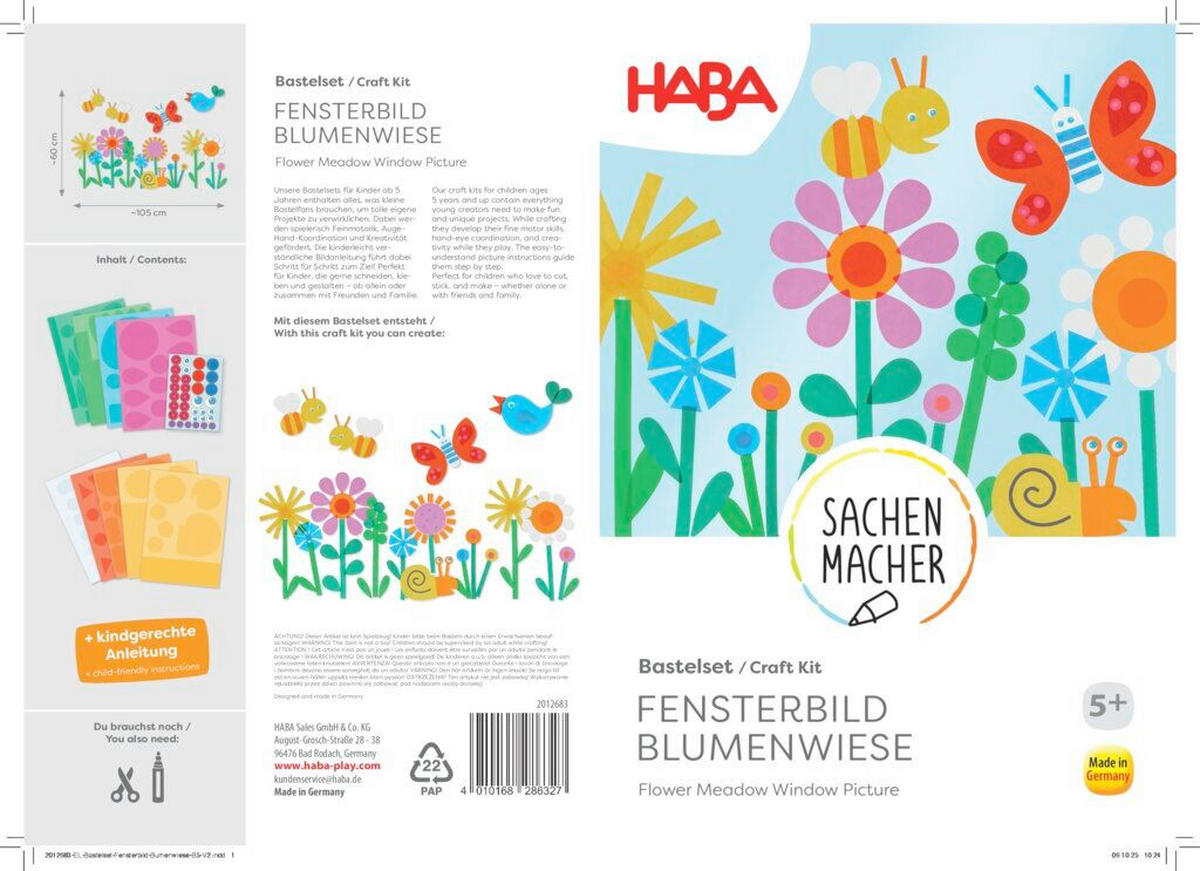 BASTELSET - Multicolor, Basics, Papier (17,5/1/25,0cm) - Haba