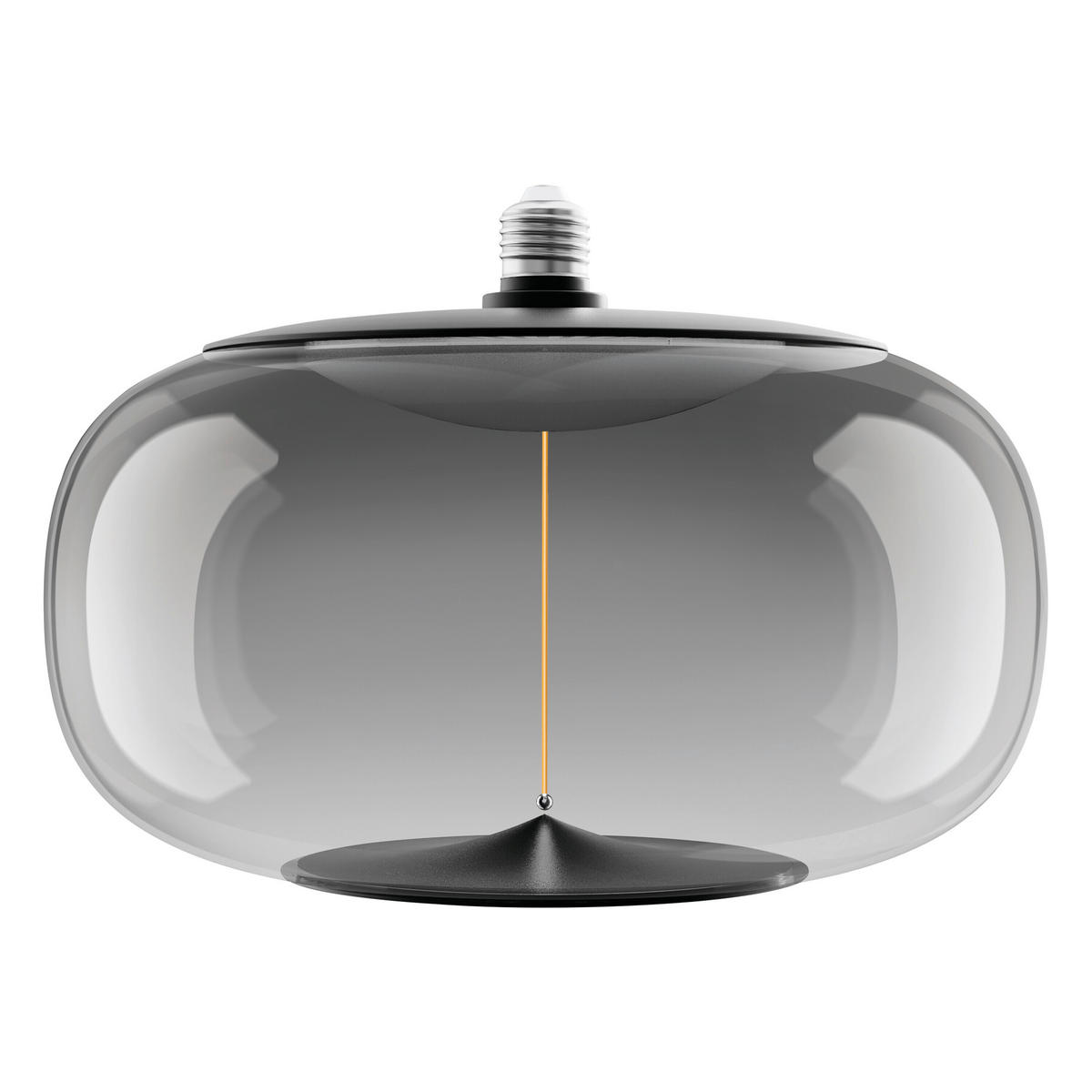 LED-LEUCHTMITTEL   E27 12 W 350 lm  - Grau, KONVENTIONELL, Kunststoff (30/21cm) - Osram