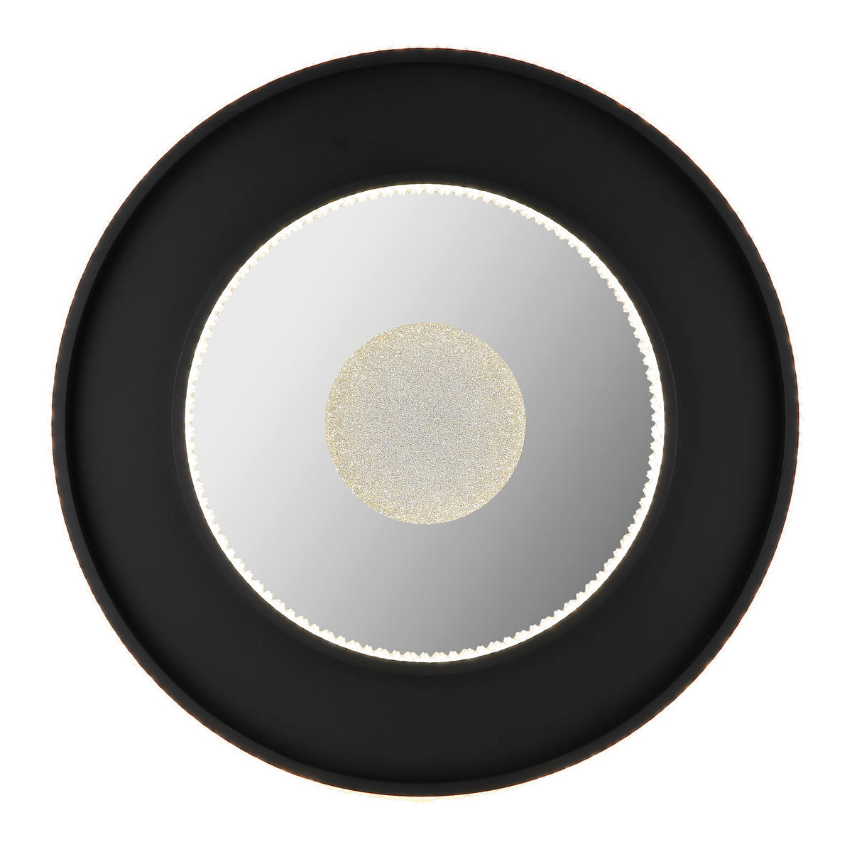 LED MENNYEZETI LÁMPA - fekete/átlátszó, Design, műanyag/fém (39,7/6,3cm) - Globo