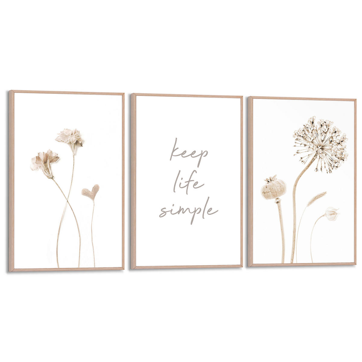 BILDERSET - Basics, Holz (60/30/2cm) - Reinders!