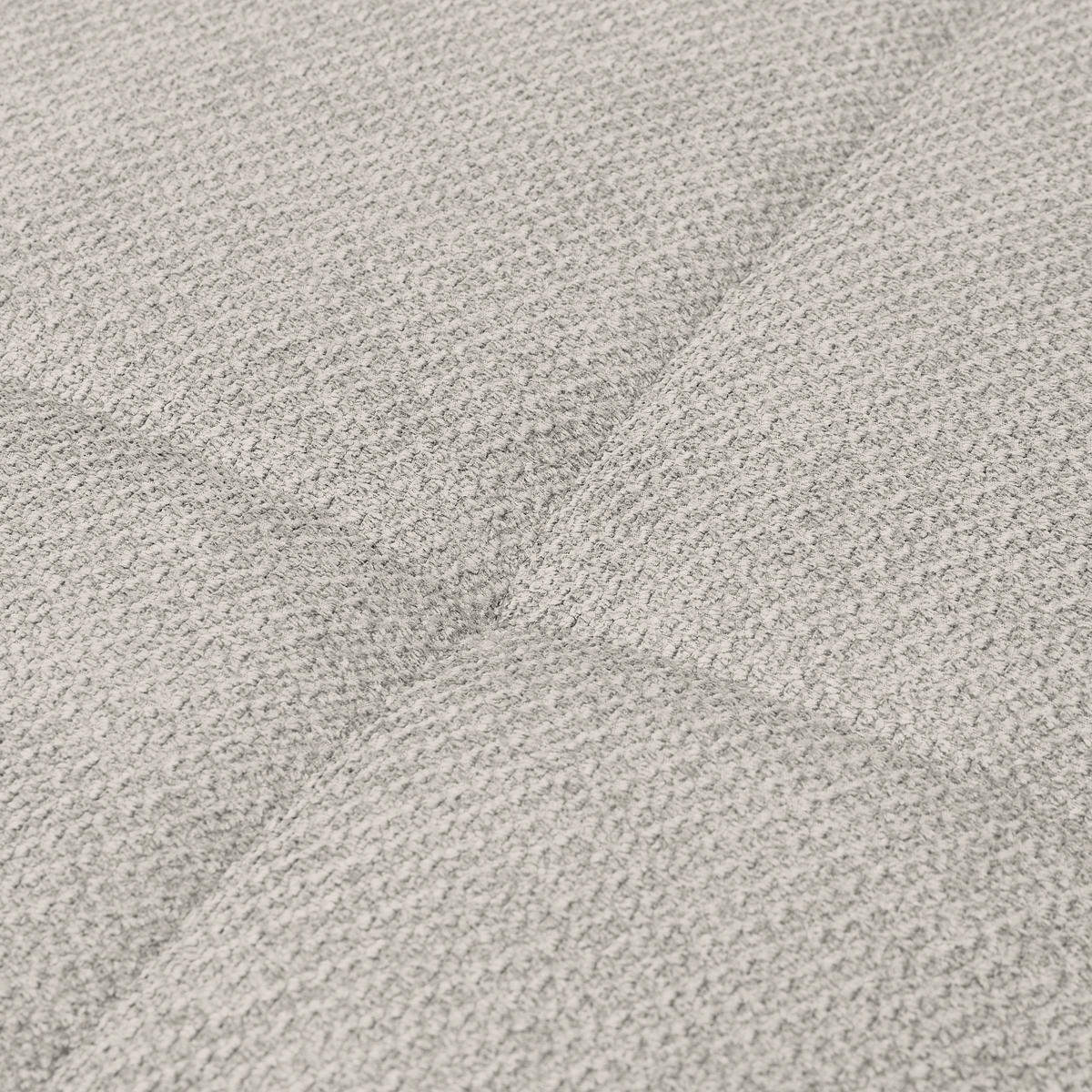ECKSOFA Naturfarben Webstoff  - Schwarz/Naturfarben, KONVENTIONELL, Textil/Metall (292/192cm) - Carryhome