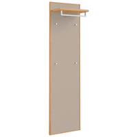 GARDEROBENPANEEL  in 44/183/29 cm  - Sandfarben/Eiche Bianco, Design, Holz/Holzwerkstoff (44/183/29cm) - Novel
