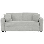 SCHLAFSOFA Webstoff Grau  - Schwarz/Grau, Design, Kunststoff/Textil (205/83/100cm) - Xora