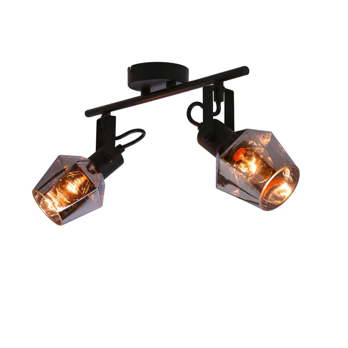 SPOTLIGHT Randi 44/9/22 cm   - svart, Design, metall/glas (44/9/22cm)