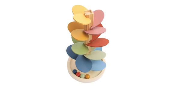 KUGELBAHN Klangbaum - Multicolor/Naturfarben, Basics, Holz/Holzwerkstoff (22/22/37cm) - My Baby Lou