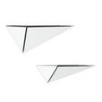WANDREGALSET  - Silberfarben, LIFESTYLE, Glas/Holzwerkstoff (59/23/23cm) - Novel