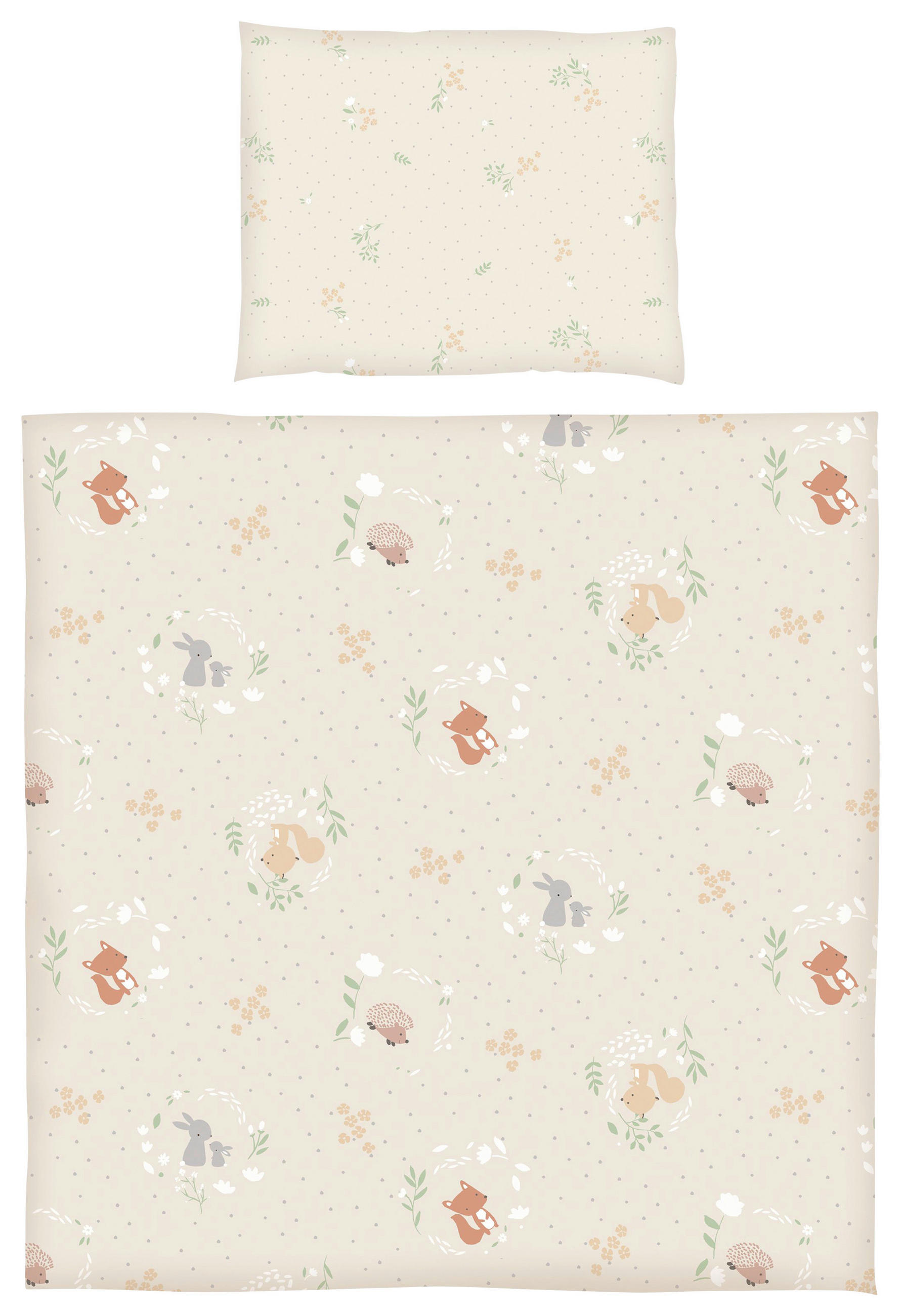 BABYBETTWÄSCHE  - Taupe, Basics, Textil (28/3/38cm) - Patinio