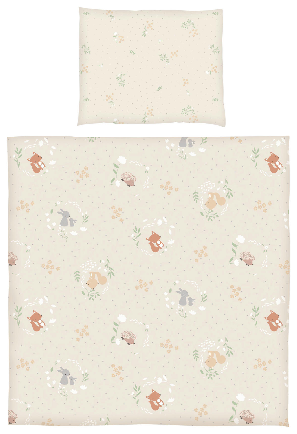 POSTELJINA ZA BEBE   28/3/38 cm   - sivobraon, Osnovno, tekstil (28/3/38cm) - Patinio