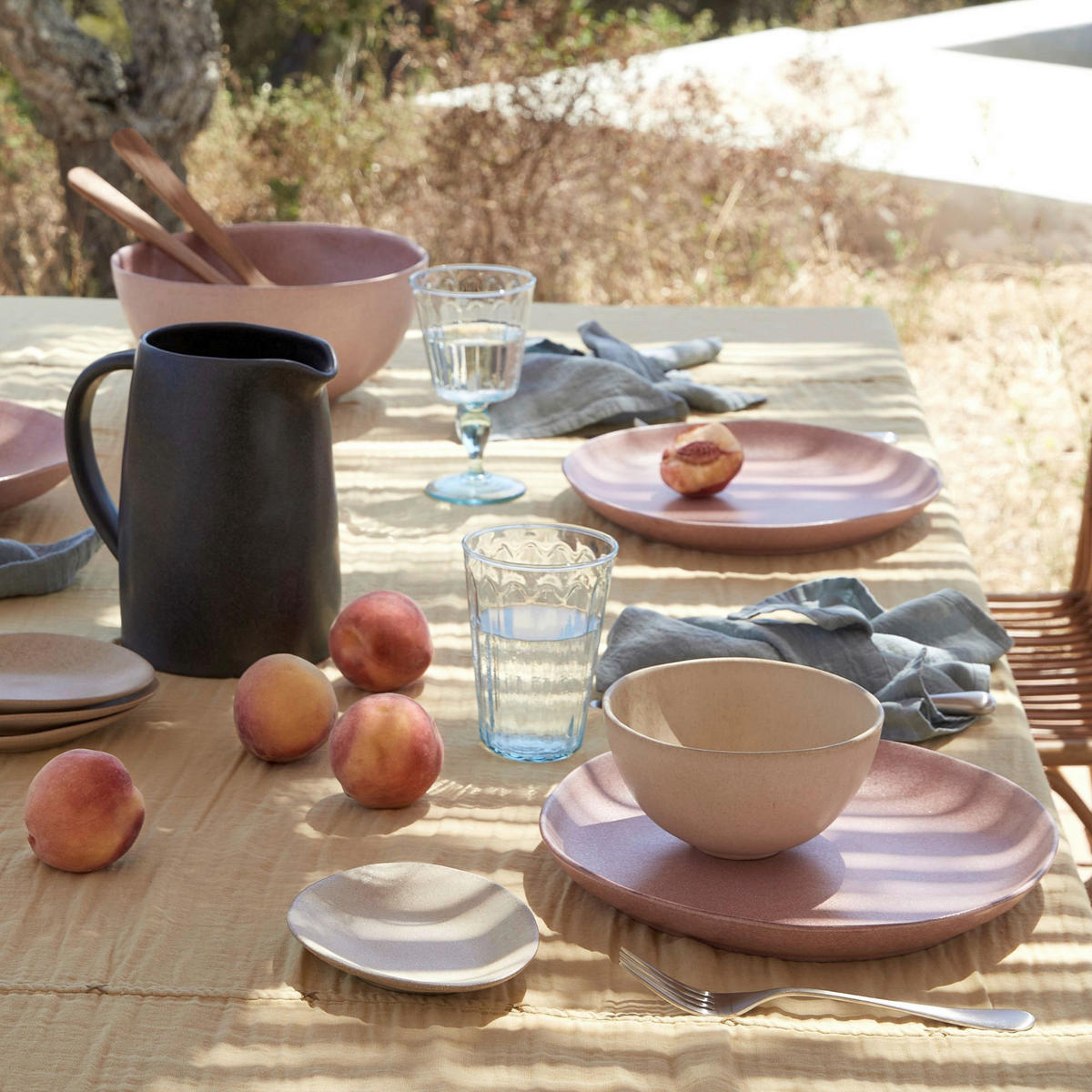 KOMBISERVICE Champagner LIVIA 12-teilig 4 Personen  - Champagner, Basics, Keramik - Costa Nova