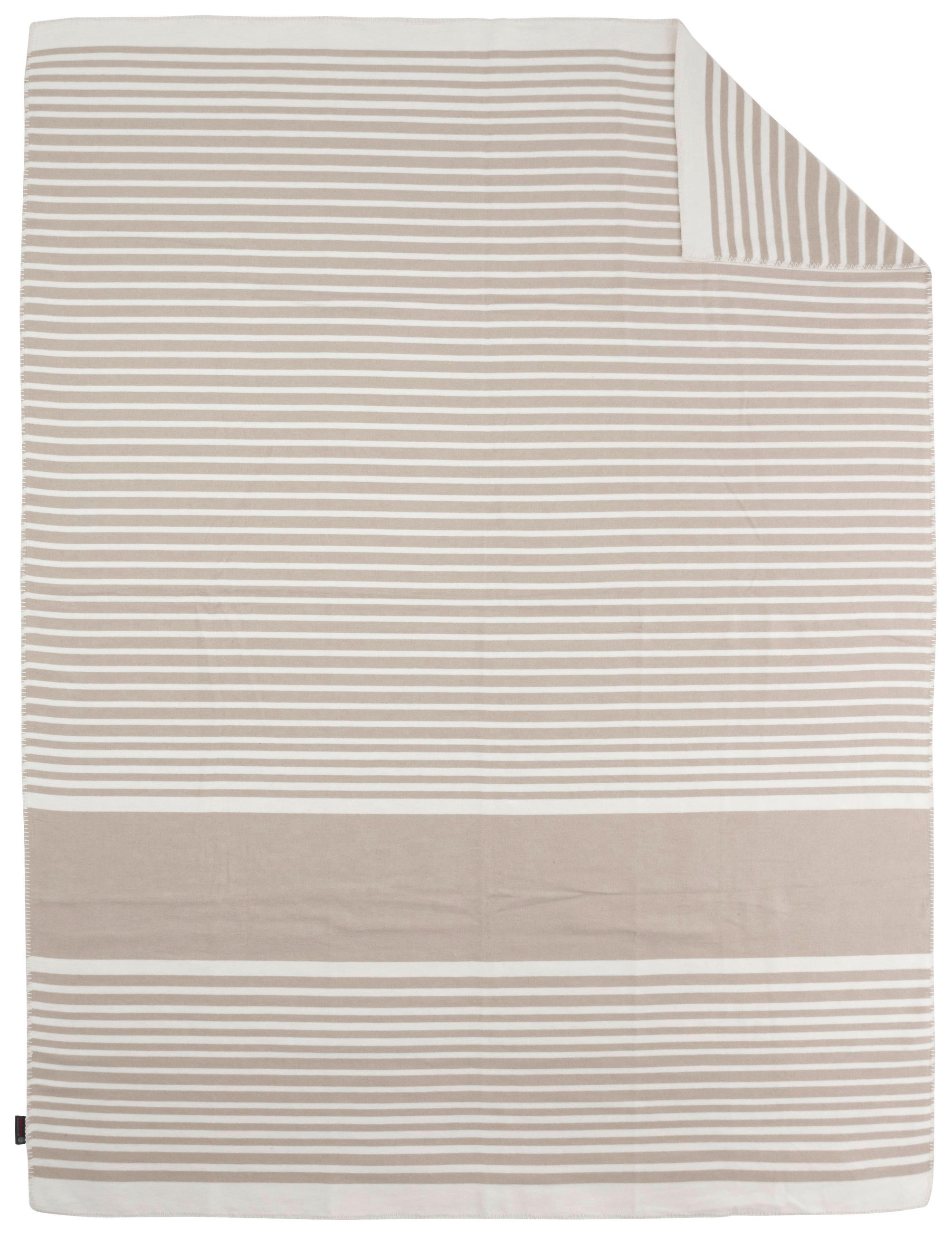 DECKE Ibiza 3060 Natur 150/200 cm  - Weiss/Naturfarben, Konventionell, Textil (150/200cm) - Ibena