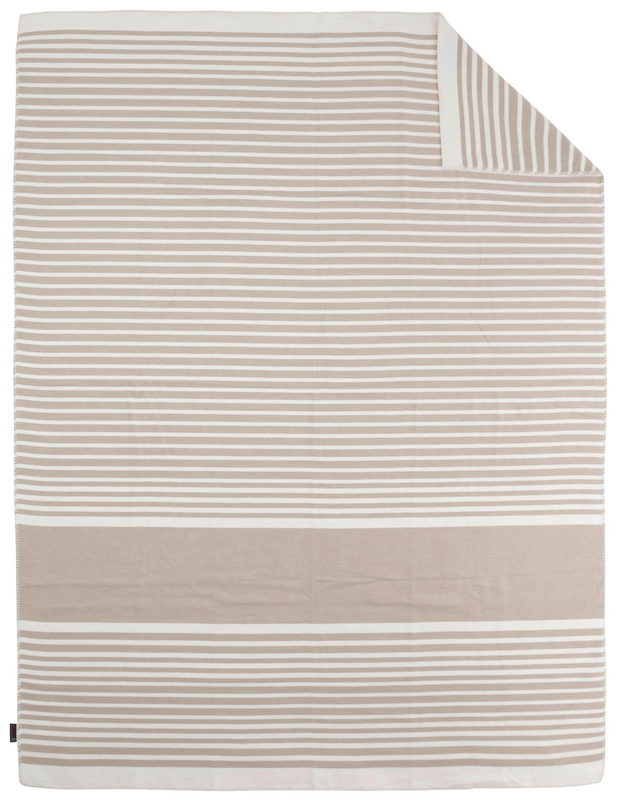 DECKE Ibiza 3060 Natur 150/200 cm  - Weiss/Naturfarben, Konventionell, Textil (150/200cm) - Ibena