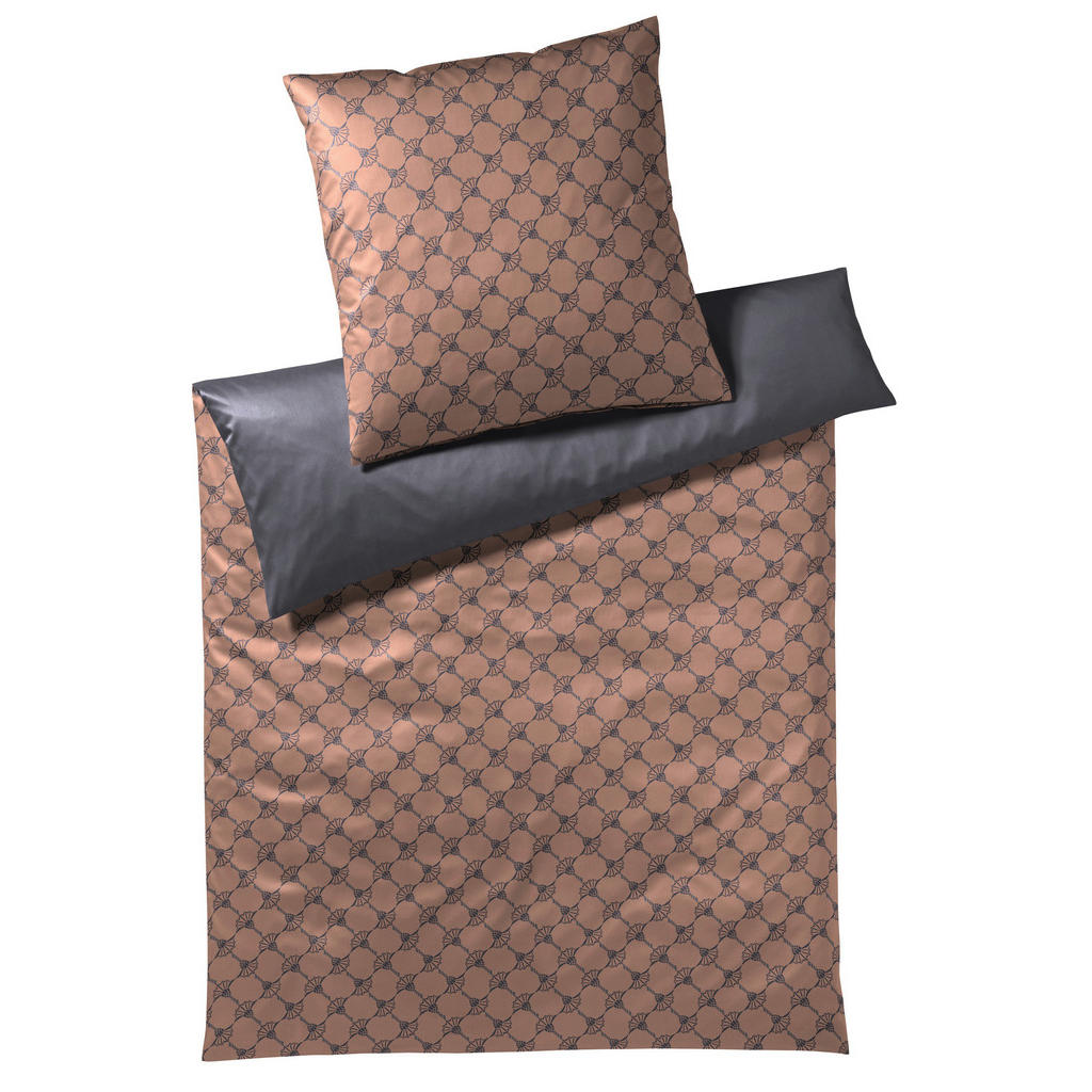 Thumbnail - Joop! Kopfkissenbezug Cornflower Double, Braun, Kupfer, Textil, 80x80 cm, Oeko-Tex® Standard 100, Wohntextilien, Bezüge,...