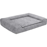 HUNDEBETT - Hellgrau, KONVENTIONELL, Textil (80/15/60cm) - Sedda