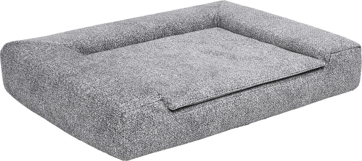 HUNDEBETT - Hellgrau, KONVENTIONELL, Textil (80/15/60cm) - Sedda
