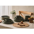 KOMBISERVICE Grün Kyoto 12-teilig 4 Personen  - Grün, Trend, Keramik - Novel
