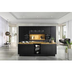 EINBAUKÜCHE   - Goldfarben/Schwarz, Design, Holzwerkstoff - Dieter Knoll