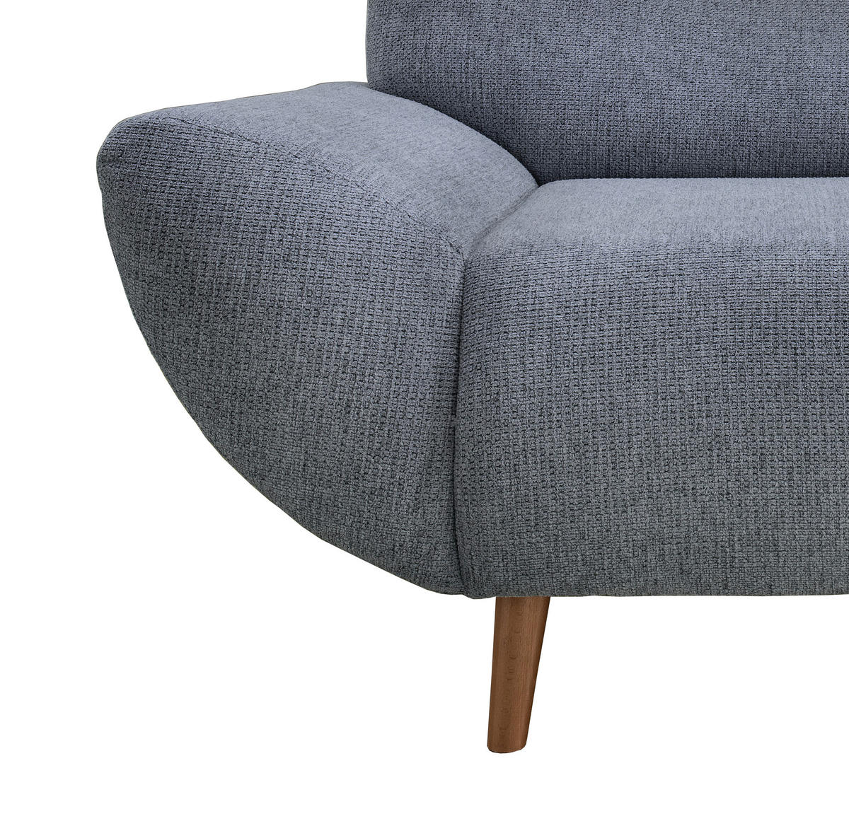 SESSEL in Chenille Hellblau  - Wildeiche/Hellblau, Modern, Holz/Textil (111/81/90cm) - MID.YOU