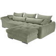 Freisteller von Carryhome ECKSOFA Olivgrün Cord.
