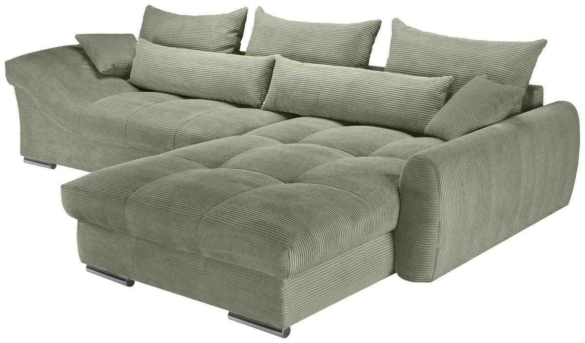 Freisteller von Carryhome ECKSOFA Olivgrün Cord.