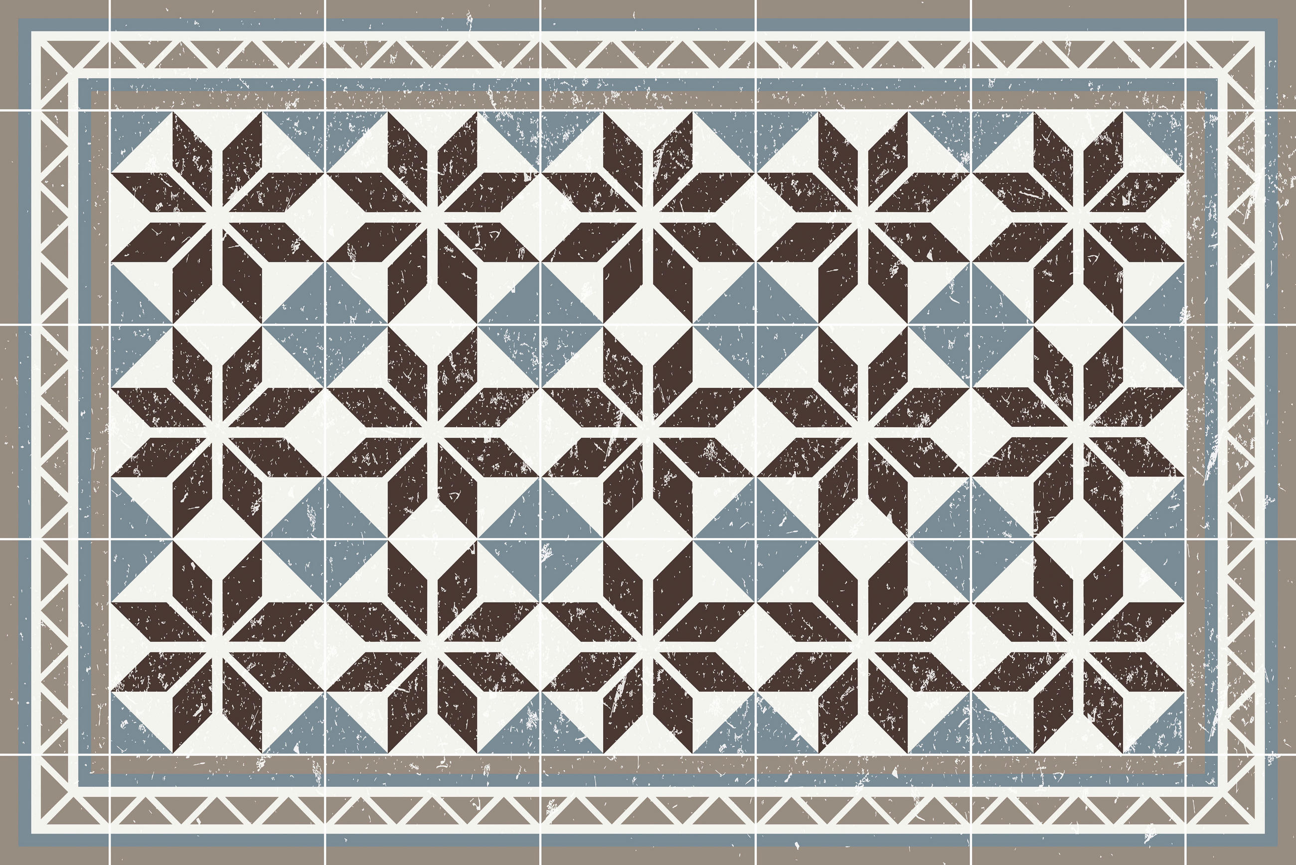 OUTDOORTEPPICH 40/60 cm Blau - Blau, Design, Kunststoff (40/60cm)