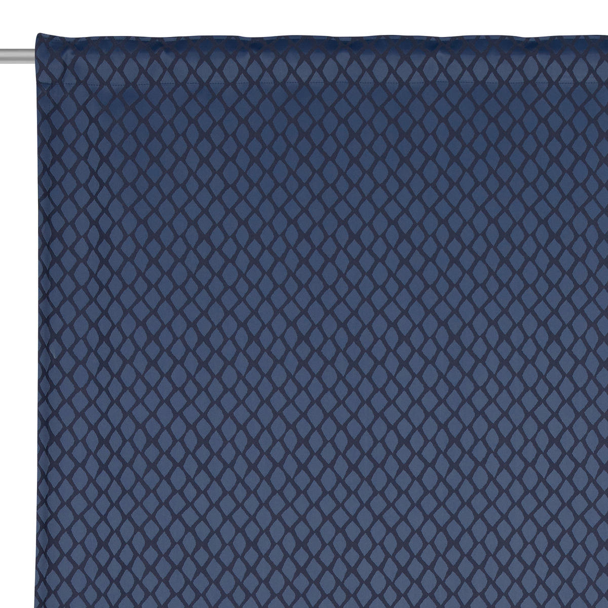 KÉSZFÜGGÖNY részben fényzáró  - kék, Konventionell, textil (140/260cm) - Dieter Knoll
