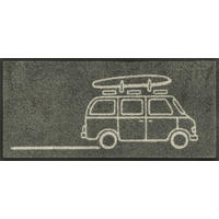 LÄUFER 35/75 cm Keep it simple  - Braun, Trend, Kunststoff/Textil (35/75cm) - wash+dry