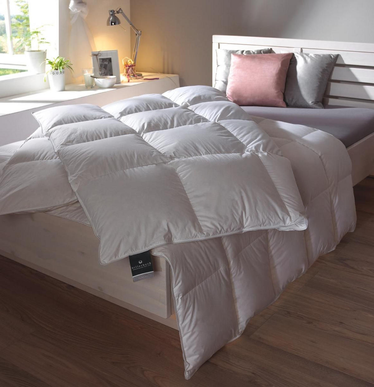 EGÉSZ ÉVES PAPLAN 135/200 cm  - fehér, Basics, textil (135/200cm) - Billerbeck
