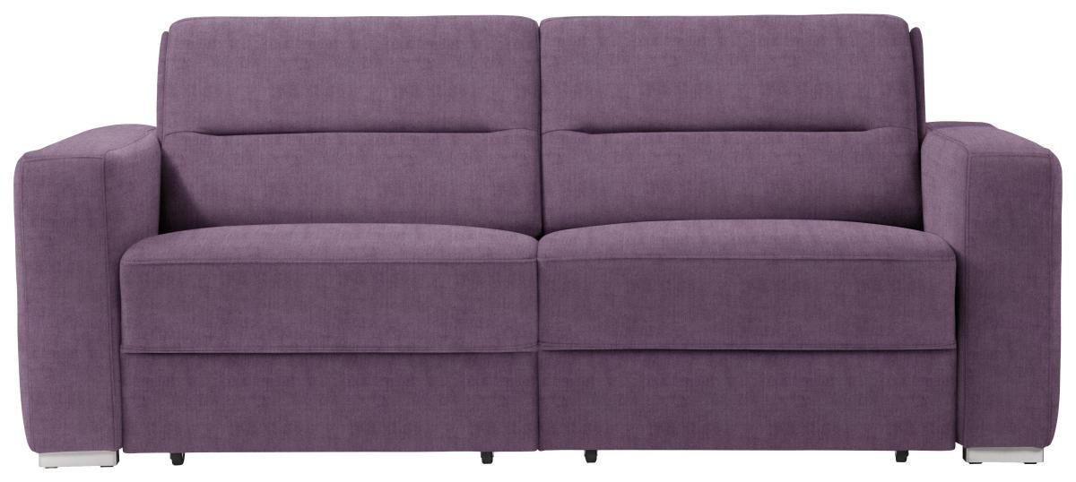 SCHLAFSOFA in Beere  - Beere, KONVENTIONELL, Textil/Metall (202/86/92cm) - Sedda