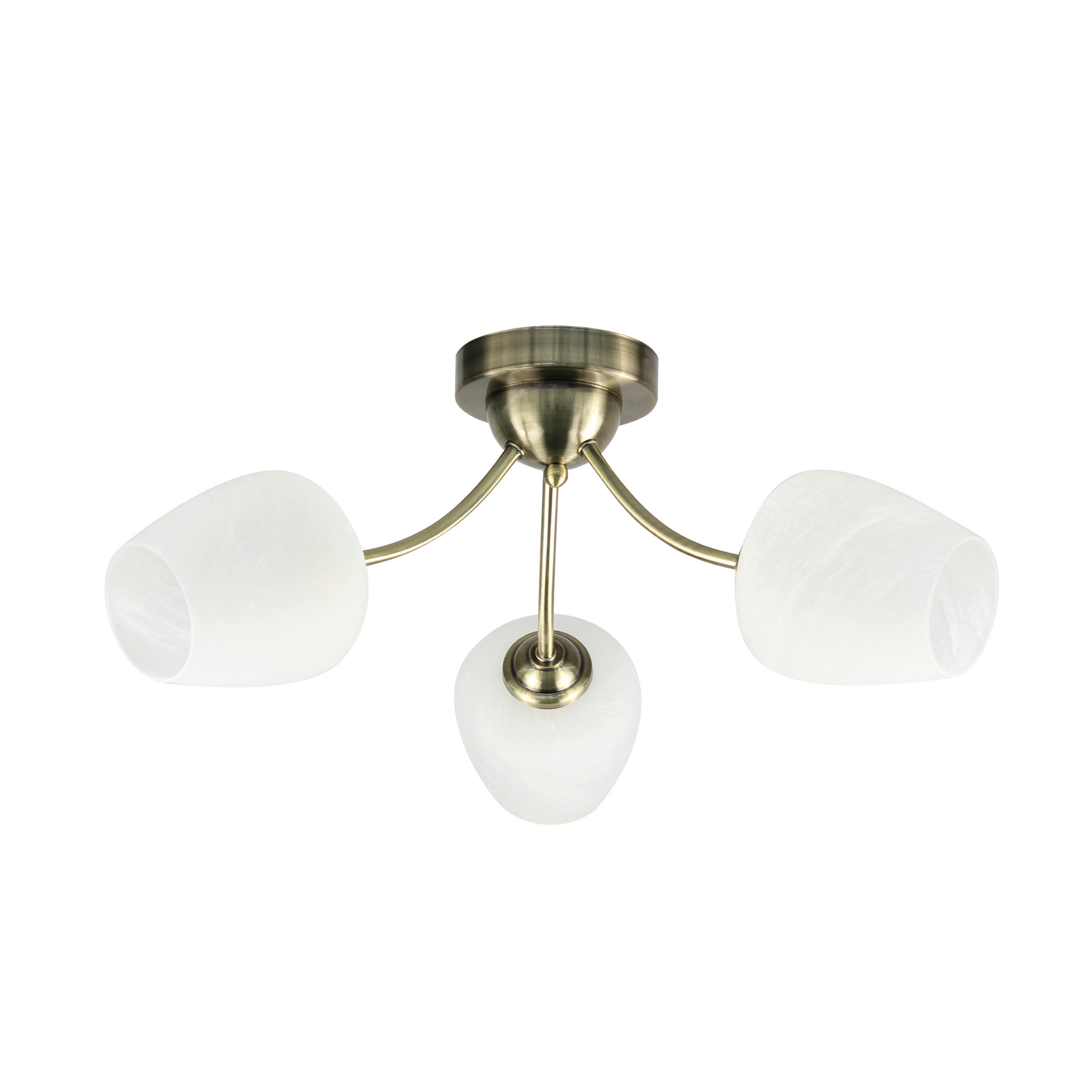 DECKENLEUCHTE    54/54/21 cm  - Bronzefarben, Basics, Metall (54/54/21cm)