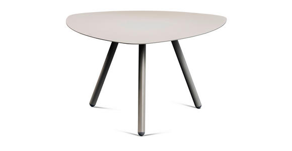 BEISTELLTISCH in Metall 60/60/35 cm  - Grau, Design, Metall (60/60/35cm) - Xora