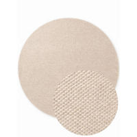 WOLLTEPPICH Wohnzimmer 200 cm Lyon Beige rund  - Beige, KONVENTIONELL, Textil (200cm) - Elle Decoration