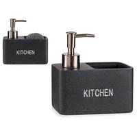 DOZATOR SRED. ZA PRANJE POSUĐ     14/14,5/6 cm       - siva, Basics, plastika (14/14,5/6cm)