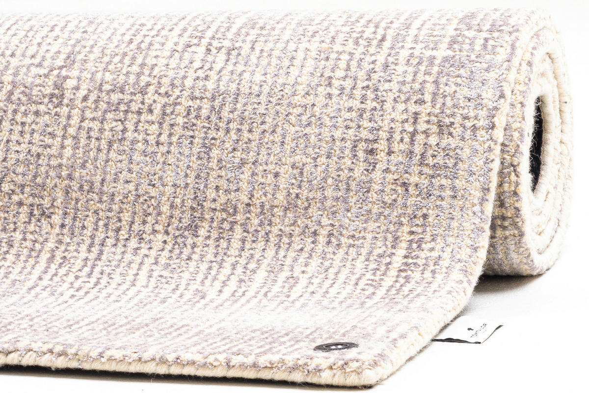 HANDWEBTEPPICH Wohnzimmer 65/135 cm Beige rechteckig  - Beige, Basics, Textil (65/135cm) - Tom Tailor