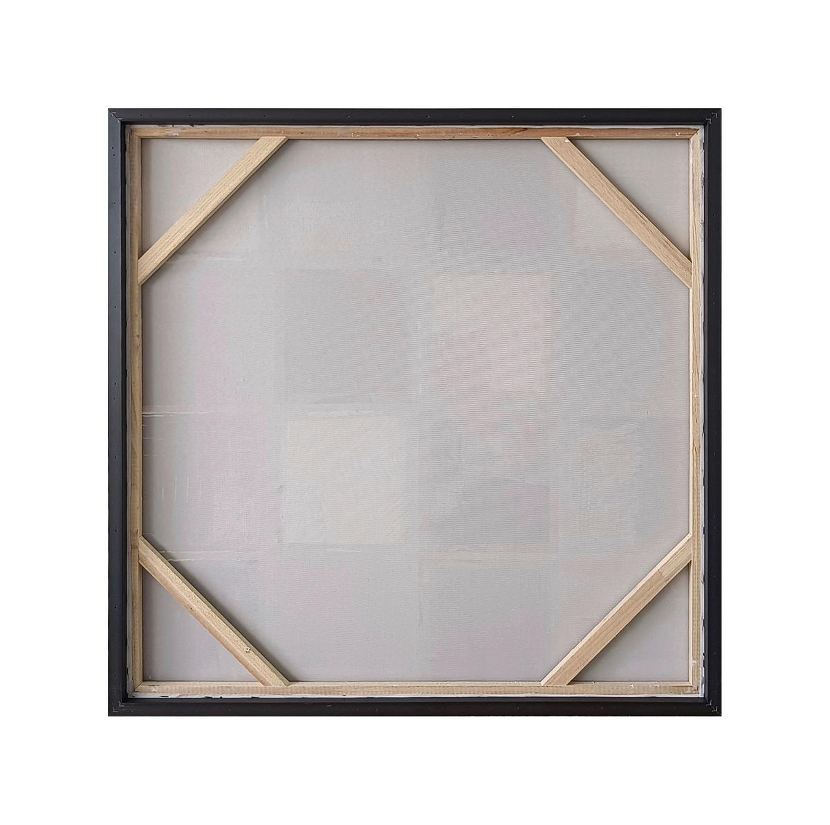 ÖLGEMÄLDE Blätter Multicolor 85/85 cm  - Hellgelb/Multicolor, Trend, Holz/Kunststoff (85/85cm) - Monee