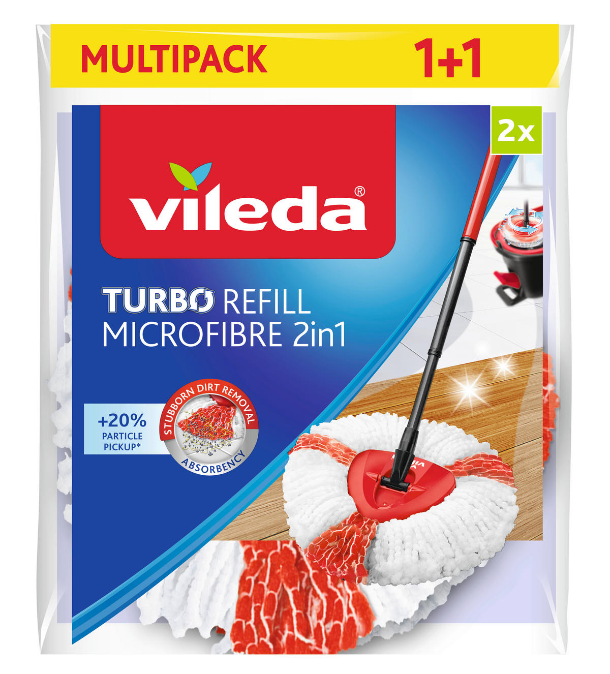 POTAH NA MOP - vícebarevná, Basics, textil (0.275kg) - Vileda