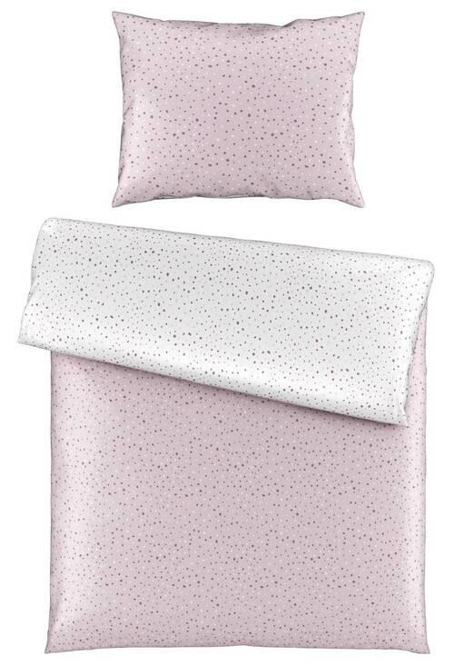 OBOJSTRANNÁ POSTEĽNÁ BIELIZEŇ, satén, ružová, 140/220 cm - ružová, Konventionell, textil (140/220cm) - Esposa