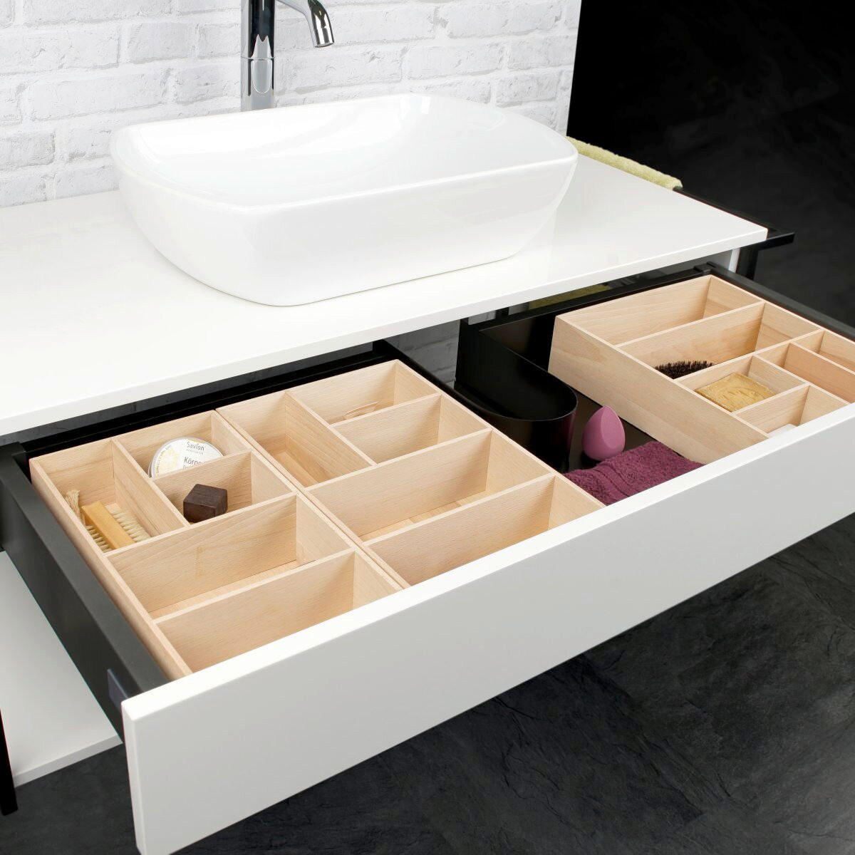 SCHUBLADENBOX     - Buchefarben, Basics, Holz (20/7/32cm) - MID.YOU