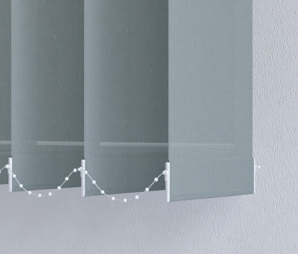VERTIKALLAMELLEN  - Grau, Basics, Textil (12,5/250cm) - Homeware
