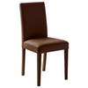 STUHL Lederlook Buche Kolonial, Braun  - Buche Kolonial/Braun, KONVENTIONELL, Holz/Textil (44/92/57cm) - Carryhome