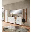 GARDEROBE 7-teilig  in 305/179/37 cm  - Weiß/Eiche Artisan, Design, Holzwerkstoff (305/179/37cm) - Voleo