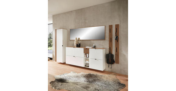 GARDEROBE 7-teilig in 305/179/37 cm - Weiß/Eiche Artisan, Design, Holzwerkstoff (305/179/37cm) - Voleo