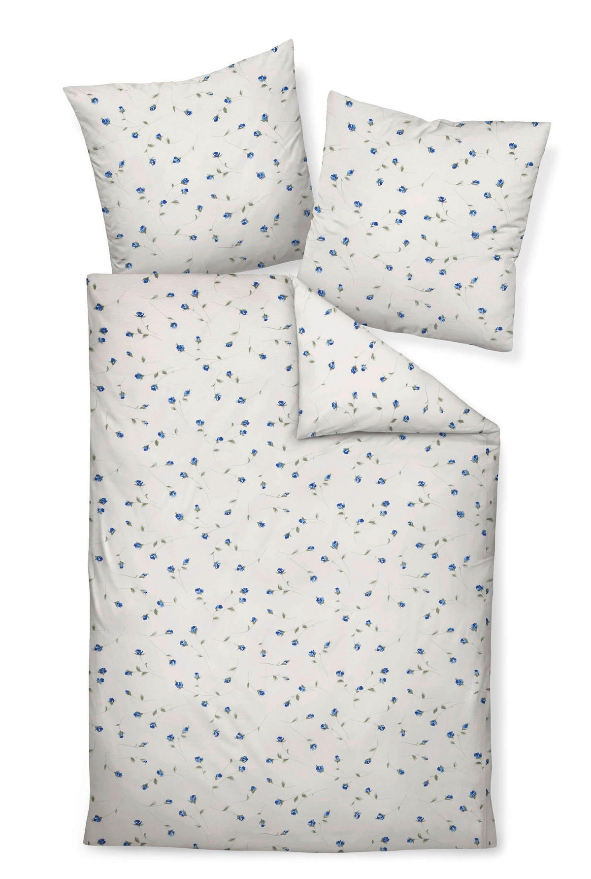 BETTWÄSCHE Tango Seersucker 155/220 cm  - Blau, Basics, Textil (155/220cm) - Janine