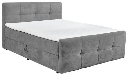 BOXBETT 180/200 cm  in Dunkelgrau  - Dunkelgrau, MODERN, Kunststoff/Textil (180/200cm) - MID.YOU