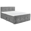 BOXBETT 180/200 cm  in Dunkelgrau  - Dunkelgrau, Modern, Holzwerkstoff/Kunststoff (180/200cm) - MID.YOU