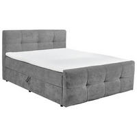 BOXBETT 180/200 cm  in Dunkelgrau  - Dunkelgrau, Modern, Holzwerkstoff/Kunststoff (180/200cm) - MID.YOU