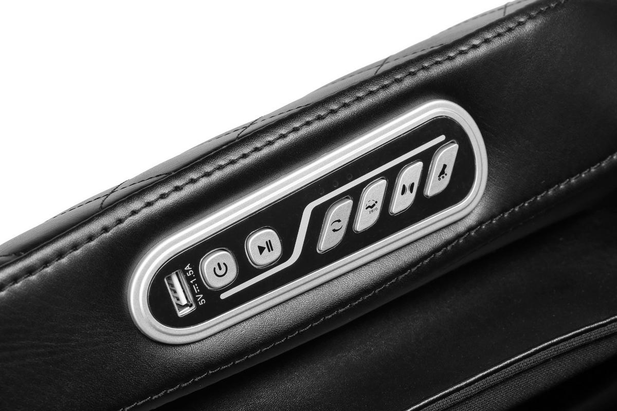 MASSAGESESSEL in Lederlook Schwarz  - Schwarz, Design, Textil (77,5/110/140cm) - Cantus
