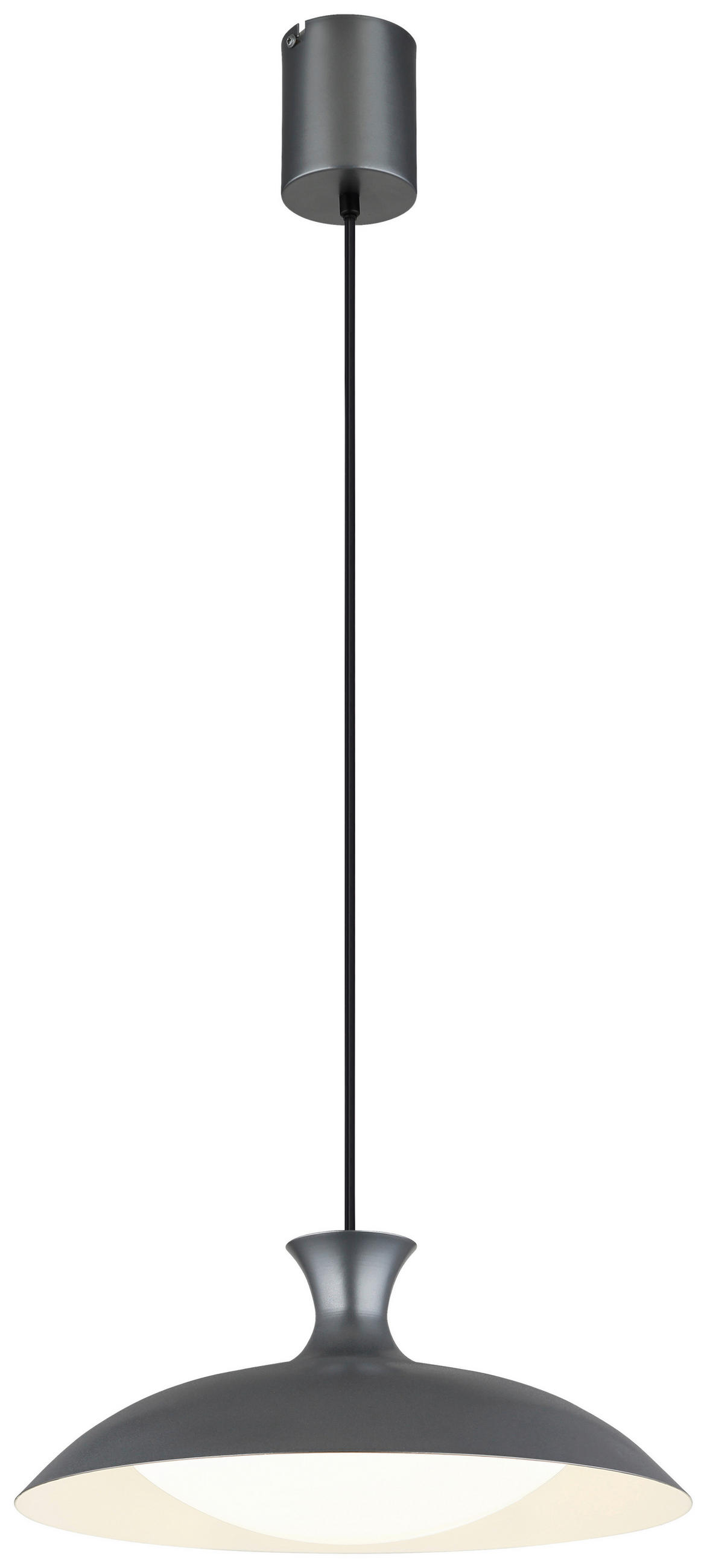 LED-HÄNGELEUCHTE 40/150 cm   - Opal/Weiß, Trend, Kunststoff/Metall (40/150cm) - Collet's Monde