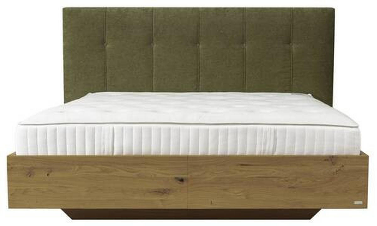 BOXSPRINGBETT 180/200 cm  in Waldgrün, Wildeiche  - Waldgrün/Wildeiche, Natur, Holz/Textil (180/200cm) - Valnatura
