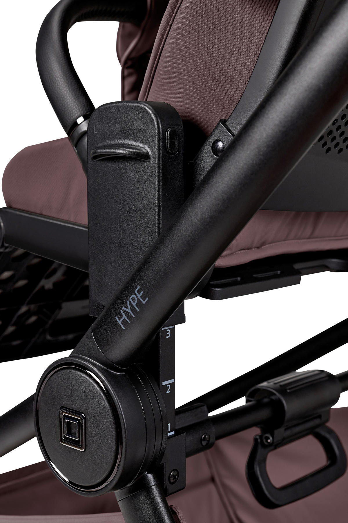 BUGGY Hype  - Schwarz/Braun, Basics, Textil (96/57/114cm) - Moon