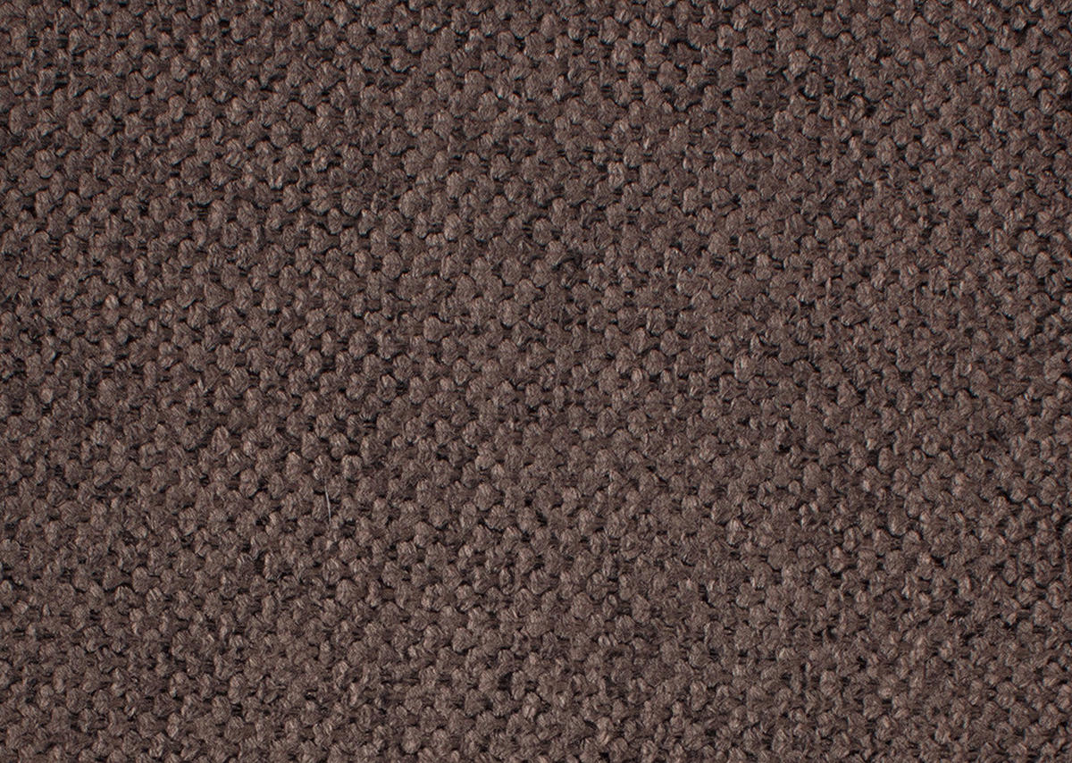ECKSOFA in Webstoff Dunkelbraun  - Dunkelbraun/Schwarz, Design, Textil/Metall (284/184cm) - Dieter Knoll